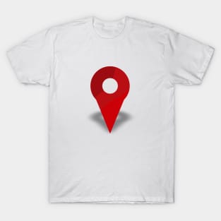 Location Map Pin T-Shirt